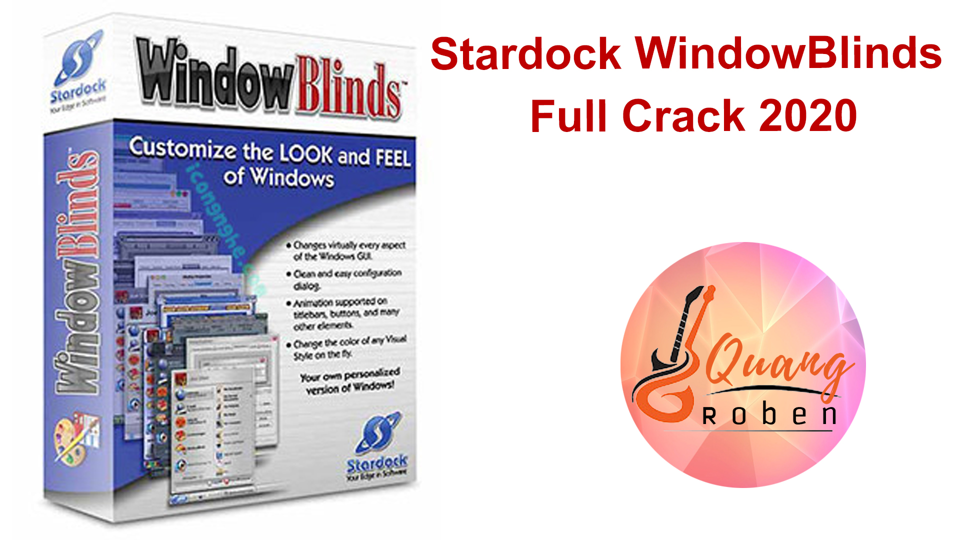 Stardock WindowBlinds Full Crack Tùy Biến Giao Diện Máy Tính MFG. Homes